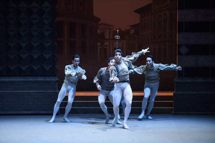 Romeo and Juliet Ballet Review, ROMEO and JULIET, English National Ballet_ Bristol Hippodrome; Juliet; Alina Cojocaru, Romeo; Isaac Hernández, Mercutio; Cesar Corrales, Benvolio; James Forbat, Tybalt; James Streeter, Rosaline; Alison McWhinney, Paris; Max Westwell,