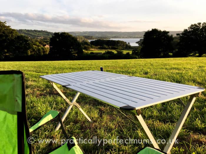 View over Chew Lake from our Tent - Valley Fest Review