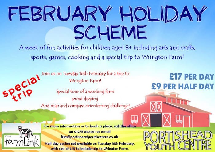 February half term play scheme at Portishead Youth Centre 2016