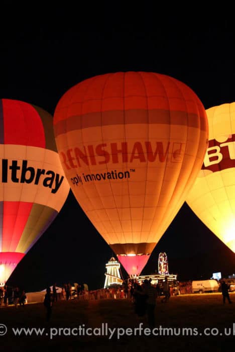 Night Glow at Bristol Balloon Fiesta 2016