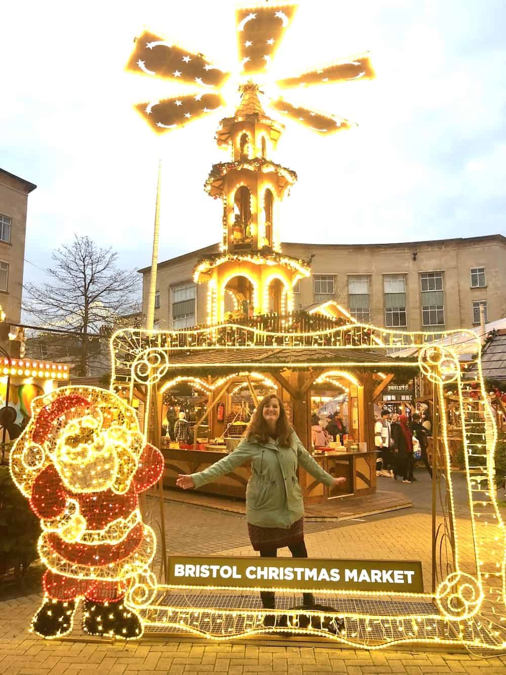 Bristol Christmas Market Selfie