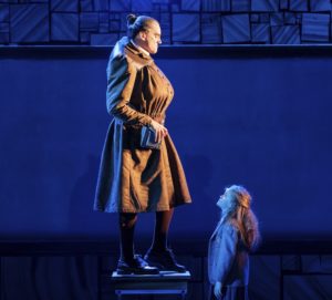 Miss Trunchball in Matilda the Musical Review at Bristol Hippodrome
