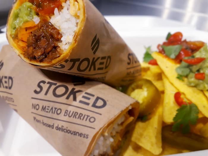 Stoked takeaway - no meat burrito