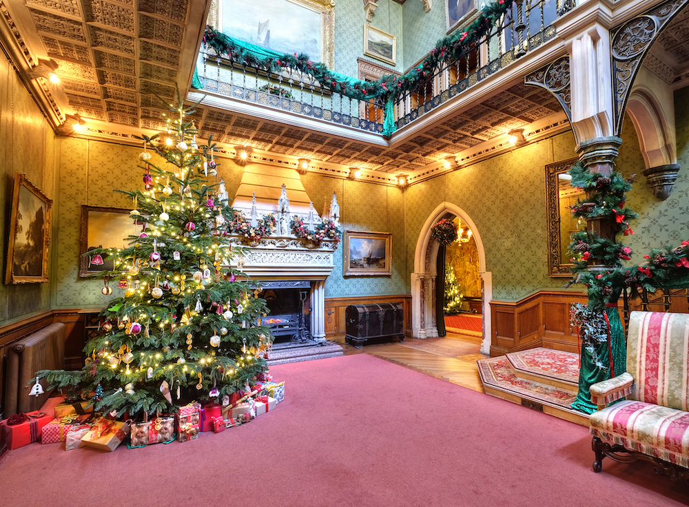 Tyntesfield Hall Decorated for Christmas