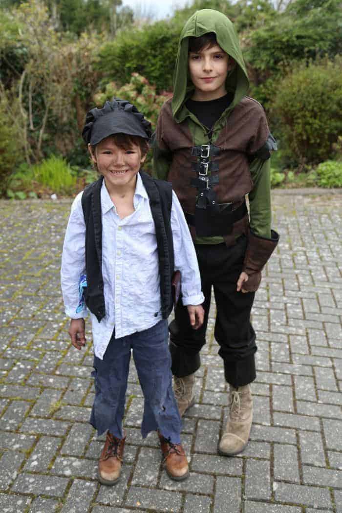 Robin Hood and Oliver Twist World Book Day Costumes