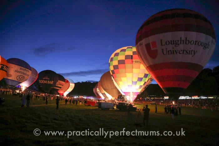 Night Glow at Bristol Balloon Fiesta 2016