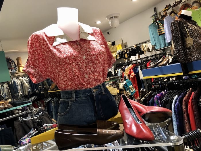 Vintage clothes and accessories at Beyond Retro, Bristol
